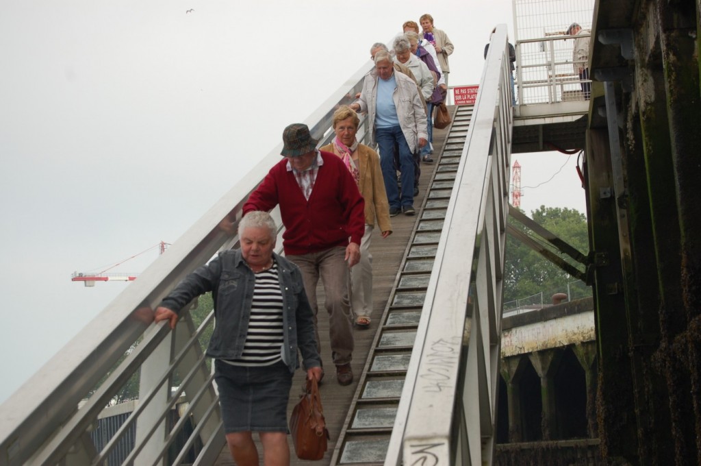 Descente vers le bateau