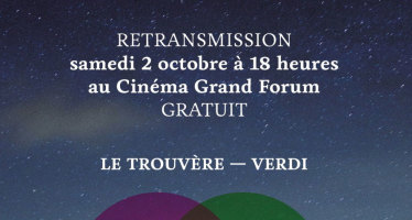 Samedi 2 octobre 2021 : Retransmission de l’Opéra de Rouen en direct au cinéma Grand Forum de Dieppe