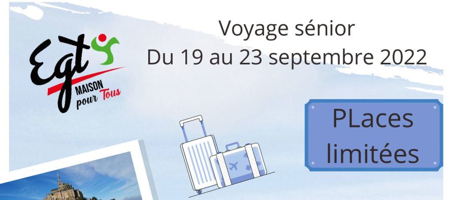 Voyage sénior du 19 au 23 septembre 2022