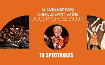 Programmation culturelle du conservatoire Camille Saint Saëns du mois de juin 2022