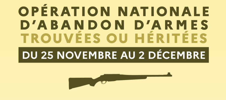 Opération nationale d’abandon simplifié d’armes.