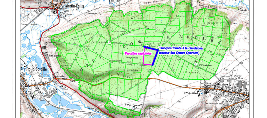 Fermeture de routes forestières – FD Arques – Du 06 au 07 octobre 2025