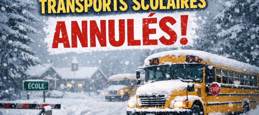 Transports scolaires suspendus le lundi 5 janvier 2026