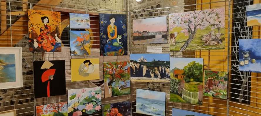 Exposition à la chapelle d’Etran