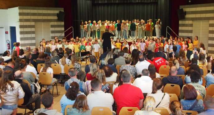 Spectacle de fin d’année du groupe scolaire