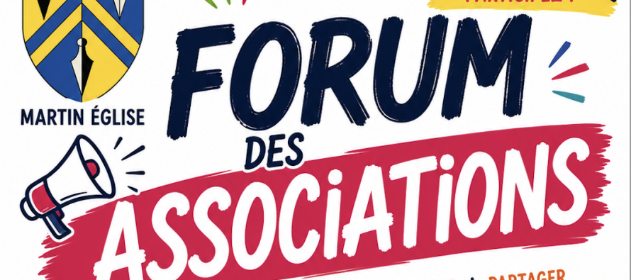 Le 11 septembre 2026 : Forum des Associations à Martin-Église