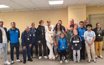 Cérémonie de remise des médailles aux sportifs locaux
